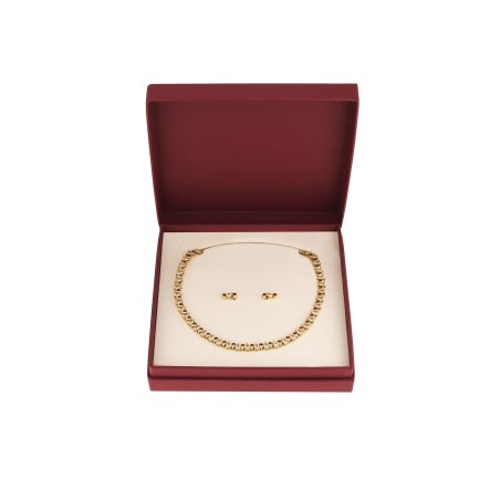 Set Colar & Brincos One Star Drop Gold OJSET16G