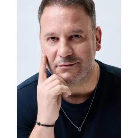 Colar Escapulário One Men Faith Steel OAMN5104SS