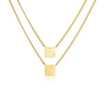 Colar Escapulário One Men Shield Gold OAMN5105SG