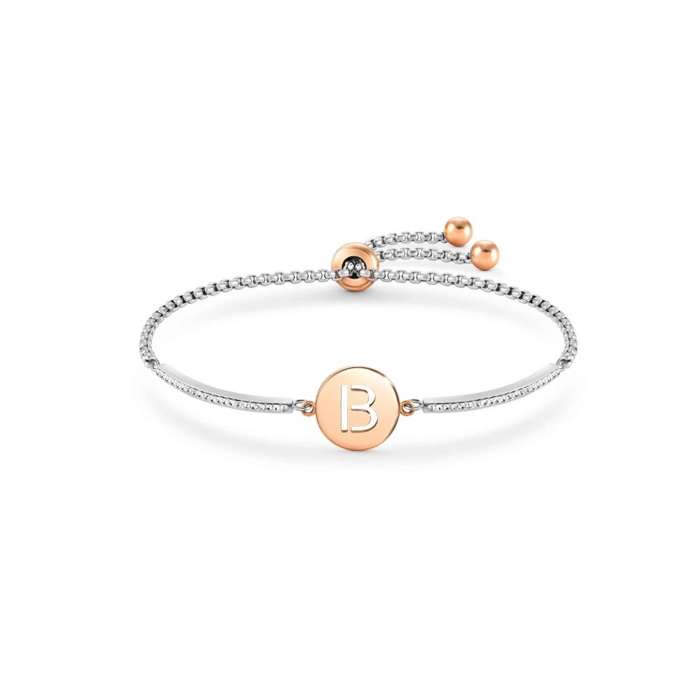 MILLELUCI PULSEIRA NOMINATION, AÇO, LETRAS (B) 028007/002