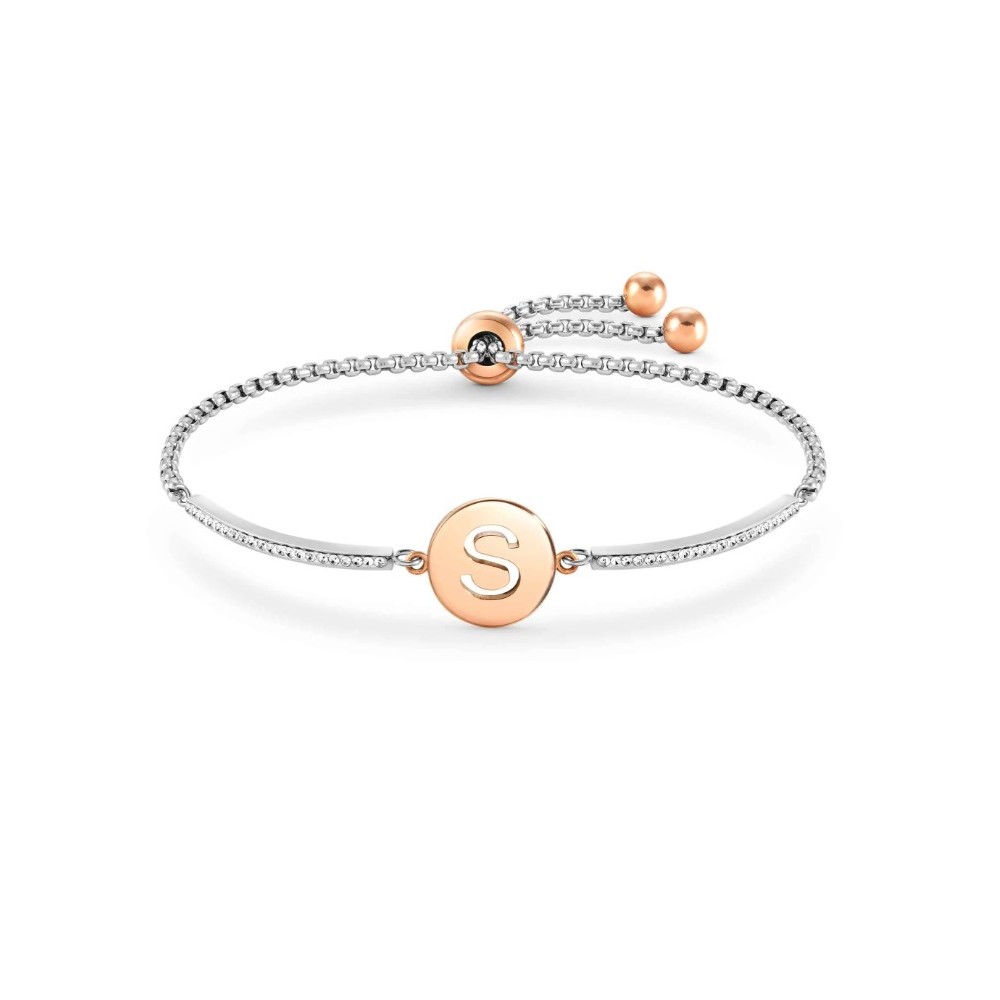 NOMINATION  MILLELUCI PULSEIRA, AÇO, LETRAS (S) 028007/019