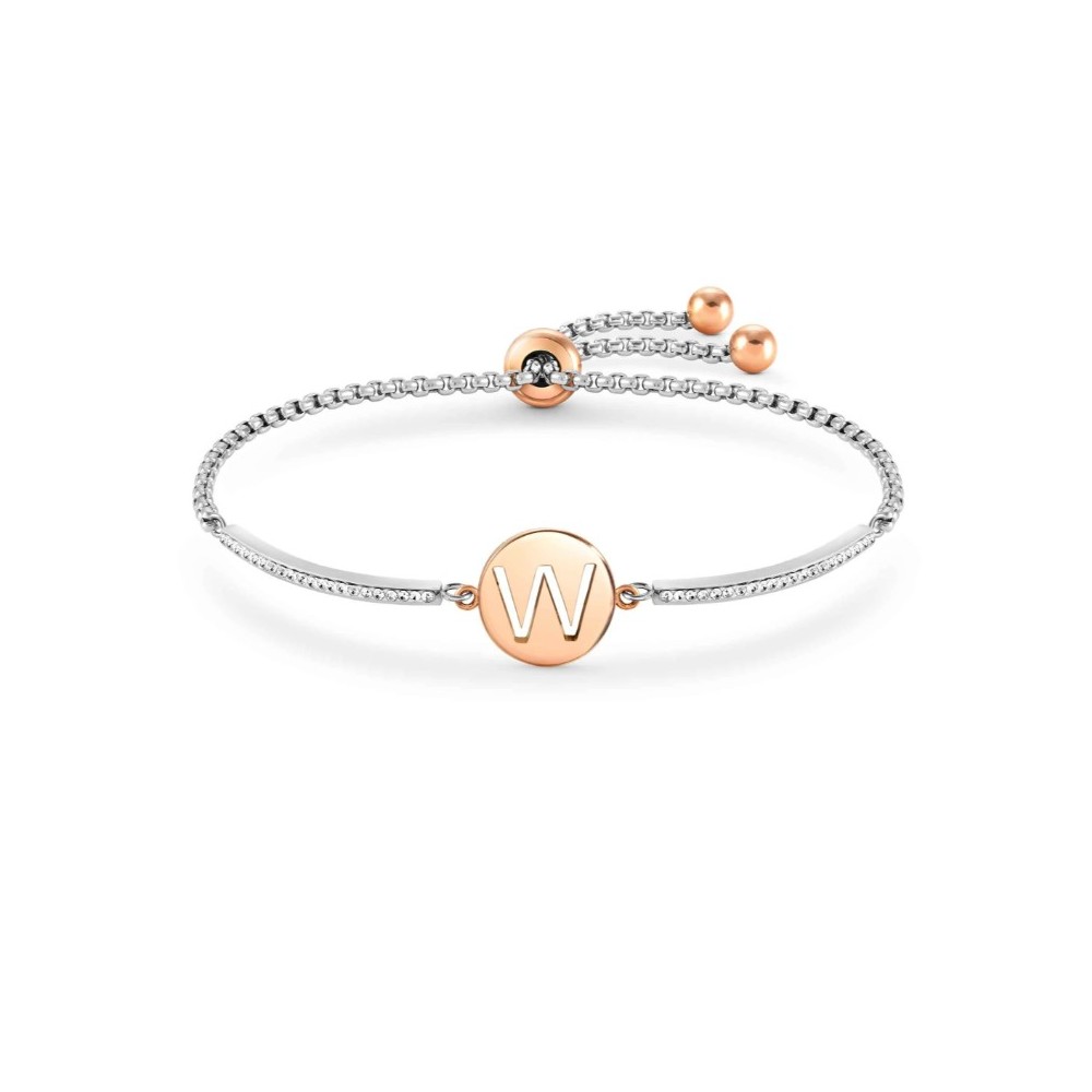 NOMINATION MILLELUCI PULSEIRA, AÇO, LETRAS, W 028007/023