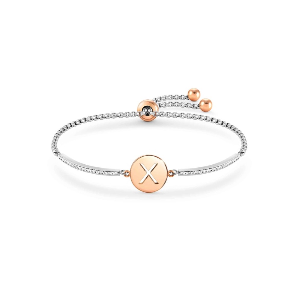 NOMINATION, MILLELUCI PULSEIRA, AÇO, LETRAS, X 028007/024