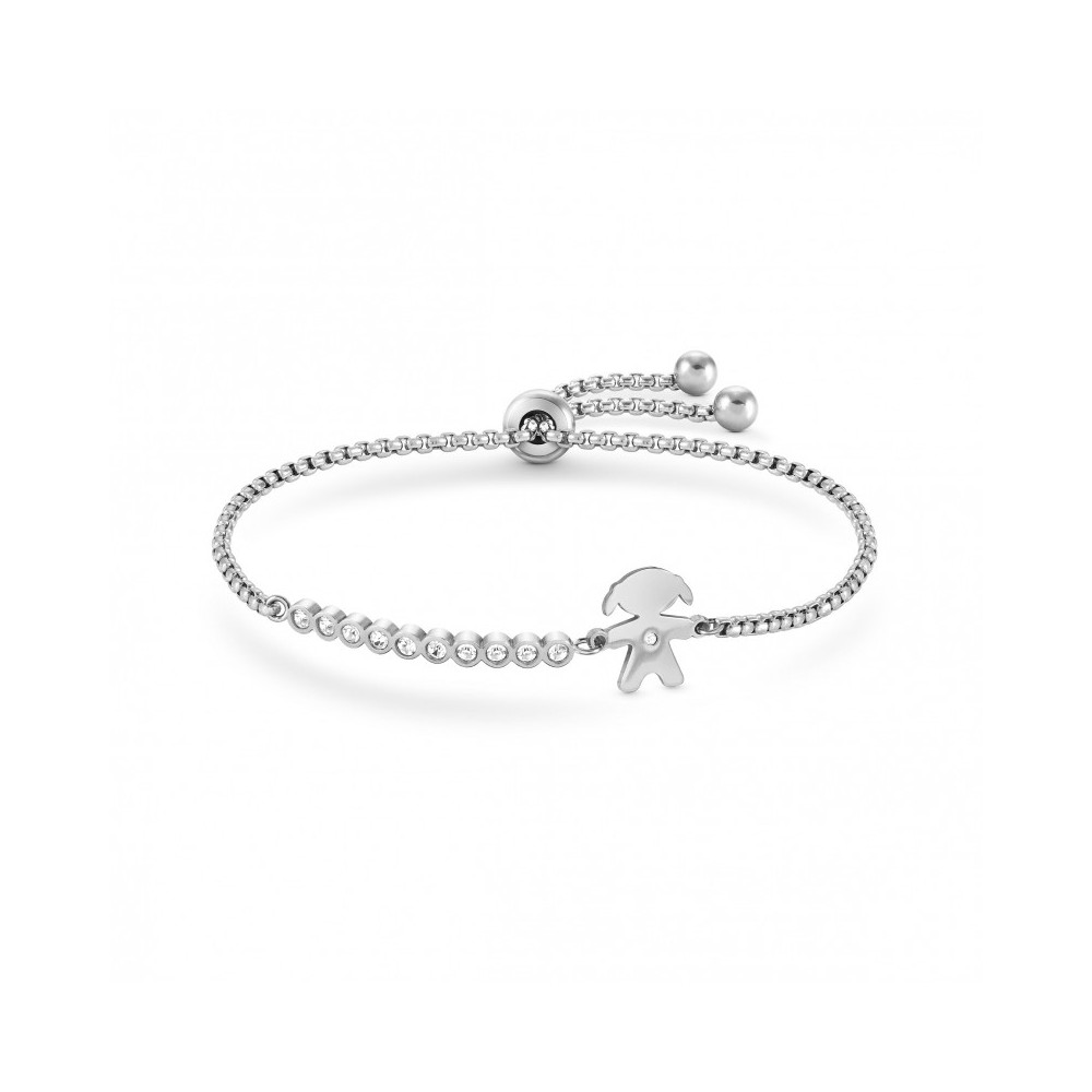 NN F, MILLELUCI PULSEIRA, AÇO, MENINA, PRATEADO 028008/026
