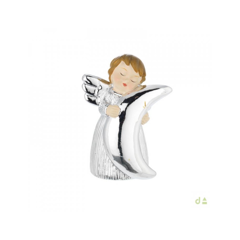 Bibelot Anjo C/Lua 7Cm