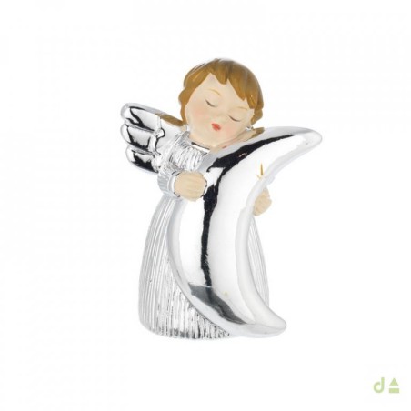 Bibelot Anjo C/Lua 7Cm
