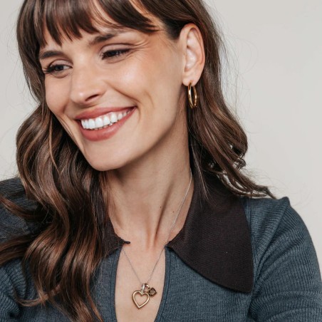 Colar Ti Sento Coraçao 6858ZY