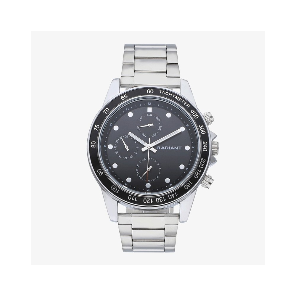 Relógio Homem Canárias Preto Prateado RA617706