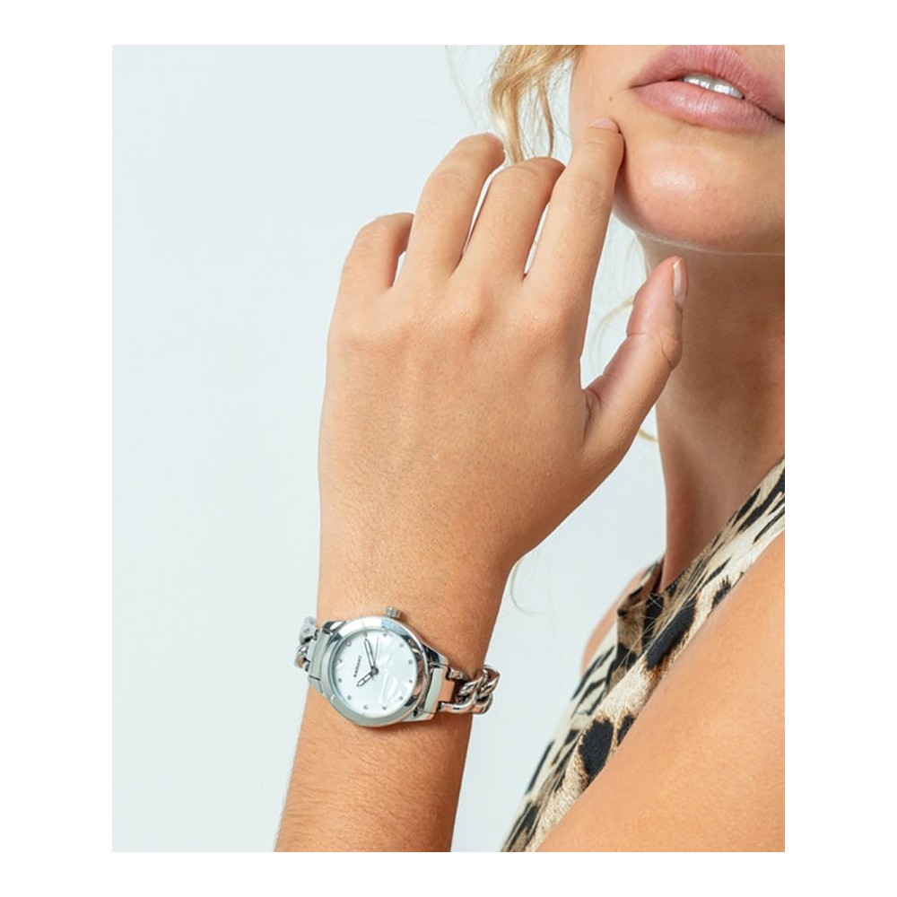 Relógio Mulher Valeria Brilhantes/Prata RA657203