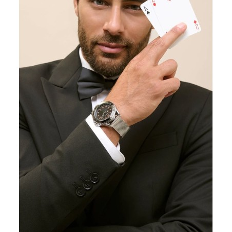 Relógio Homem Chris Preto/Rose Gold RA675204