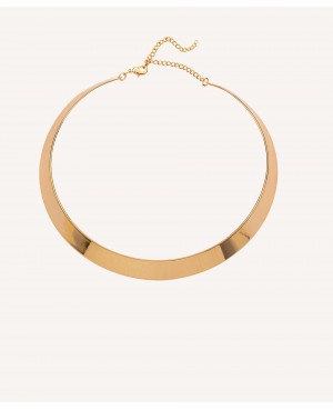 Colar chocker Bronze banho...