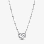 Colar Pandora Sparkling Infinity Heart 392666C01-50