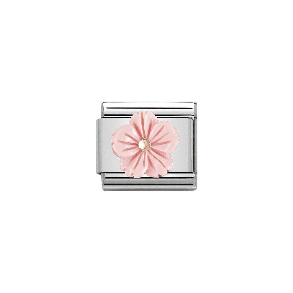 NOMINATION CHARM LINK CLASSIC FLOR ROSA
