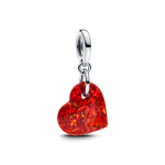 Conta Pandora Coração vermelho 793348C01