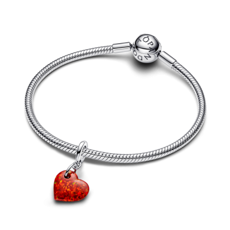 Conta Pandora Coração vermelho 793348C01