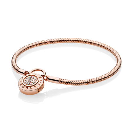 Pulseira Rose com Fecho Cadeado