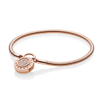 Pulseira Rose com Fecho Cadeado