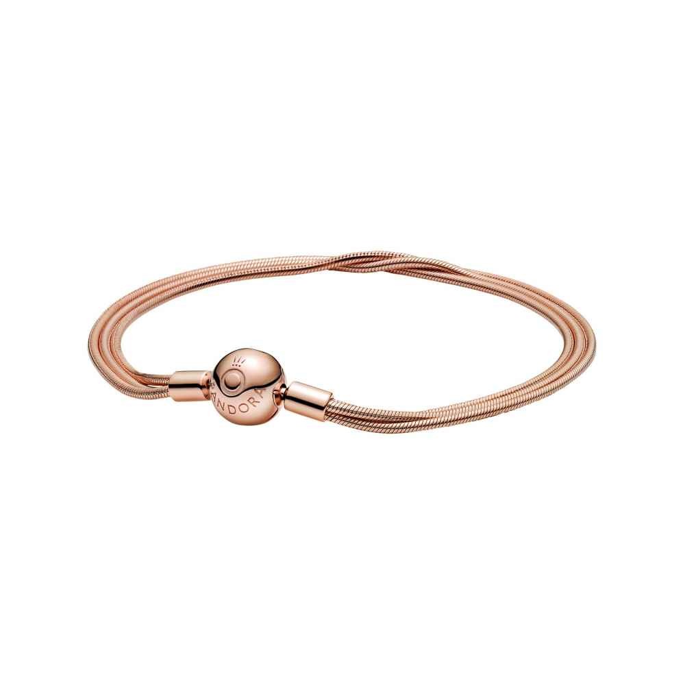 Pulseira Multi Snake, Pandora Rose