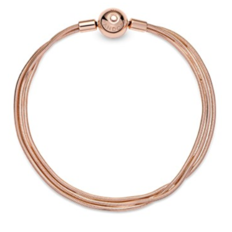 Pulseira Multi Snake, Pandora Rose