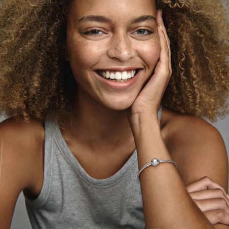 Pulseira Pandora Malha Snake Moments 590728-18