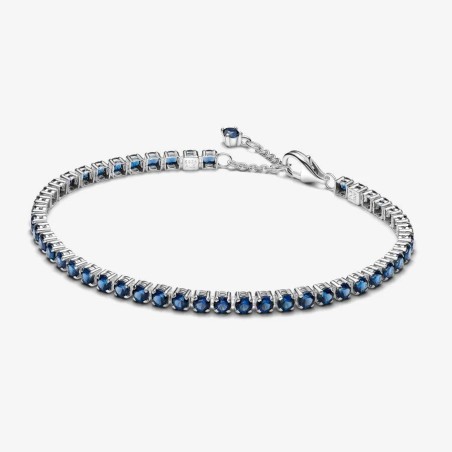 Pulseira Pandora de Ténis Azul Cintilante 591469C02-18