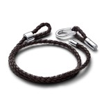 PULSEIRA DUPLA de couro pandora moments 593338C01
