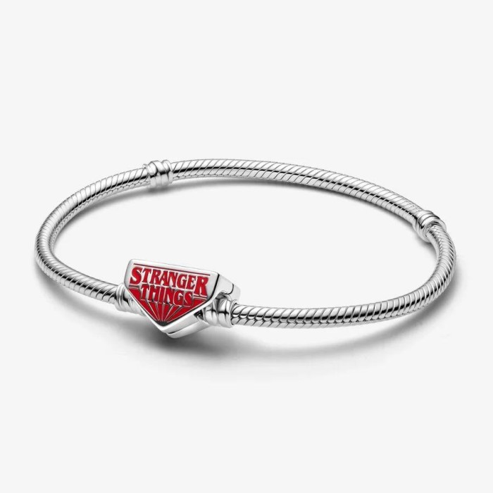 Pulseira Pandora Malha Snake Fecho Stranger Things 593572C01