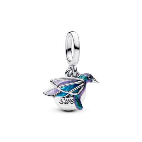 Conta Pendente Dupla Beija-flor