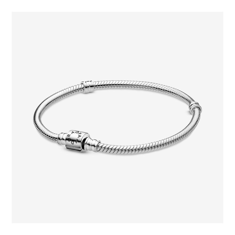 Pandora Moments Anel Barrel Clasp Snake 598816C00