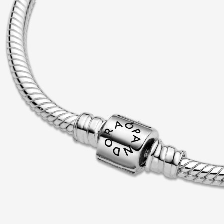 Pandora Moments Anel Barrel Clasp Snake 598816C00