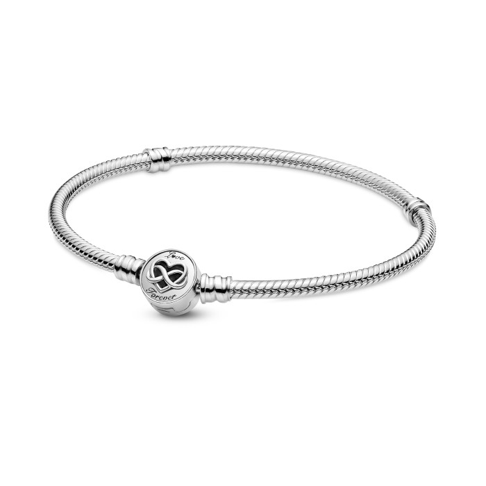 Pulseira Snake fecho Coração & infinito Love Forever 599365C00