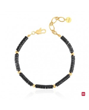 Pulseira Hassu Golden Black...