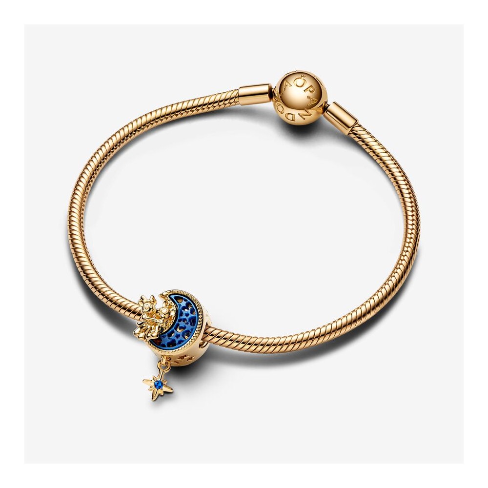 Pandora Conta Lua Crescente Mickey e Minnie Disney 762956C01