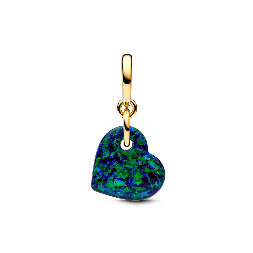 Conta Pendente Coração Verde Opalescente 763348C01