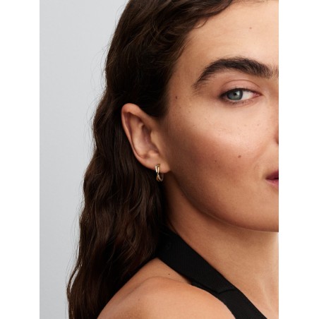 Argolas Abertas em Dois Tons com Forma Orgânica 263880C00