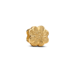 Mini Conta flor dourada texturada 764047C00