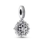 Conta Pandora Sparkling Snowflake Double Dangle Charm 792355C01