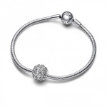 Conta Pandora Sparkling Pavé Round 792630C01