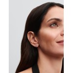 Brincos Espigão Coração Rosa Elevado 298427C02