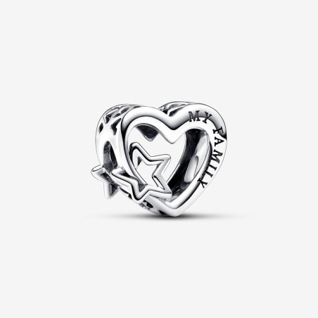 Pandora Family Heart and Star 792829C00