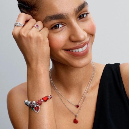 Conta Pandora Sparkling Rose in Bloom 793201C02