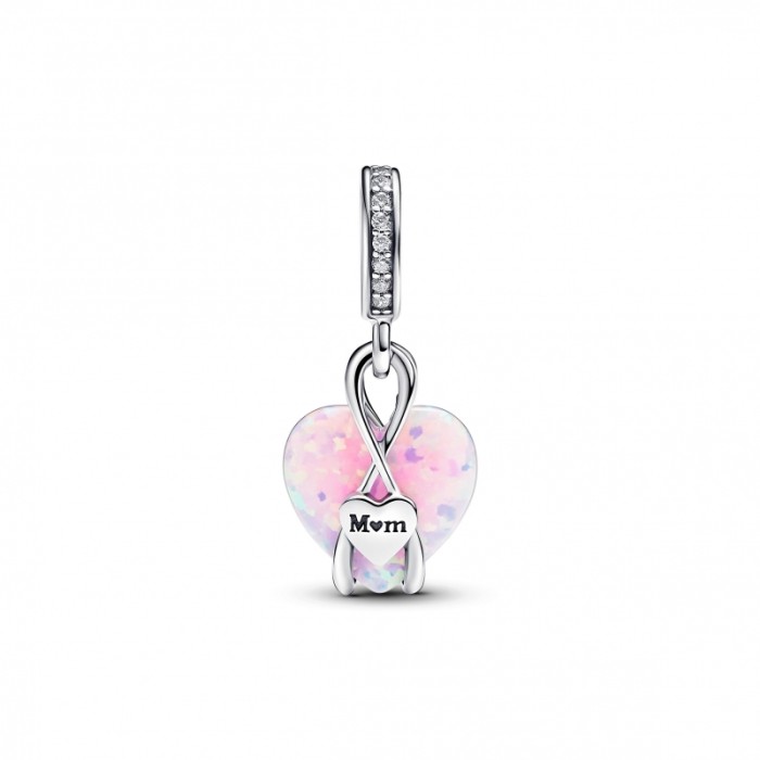 Conta Pendente Coração Opalescente Mum 793202C01