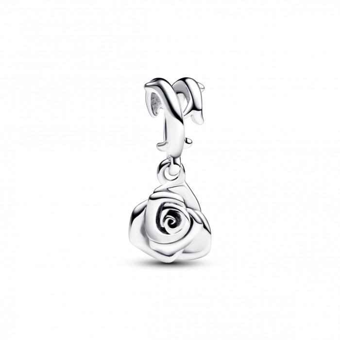 Conta Pendente Rosa em flor