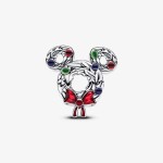Conta Pandora Coroa de Natal Mickey Disney 793531C01