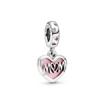 Conta Pandora Mum Script Heart 798887C01