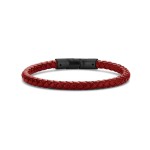 Pulseira Frank Couro Vermelho 7FB-0663