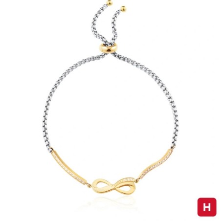 Pulseira Hassu Golden Infinito 7HSS010436A