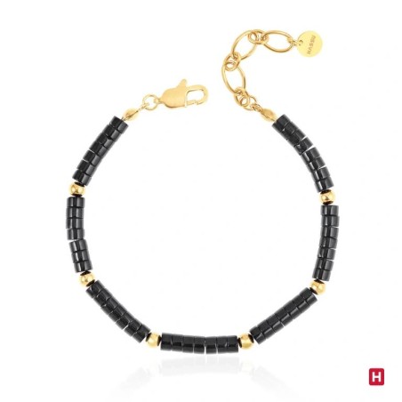 Pulseira Hassu Golden Black 7HSS010728C