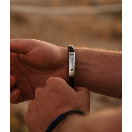 Pulseira Anjewels Race Road de Couro AA.P197BR.M