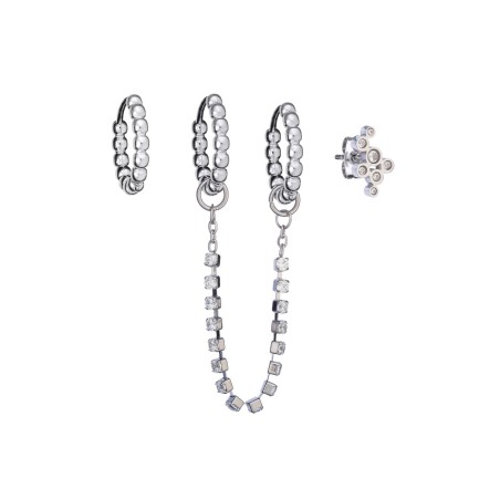 Brincos Anjewels Beautiful com Cristais AB.EP028